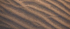 Preview wallpaper sand, waves, surface, brown