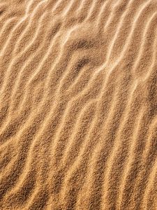 Preview wallpaper sand, waves, texture, desert