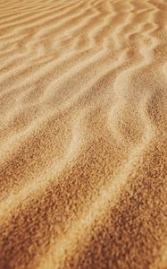 Preview wallpaper sand, waves, texture, wavy