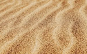 Preview wallpaper sand, waves, texture, wavy