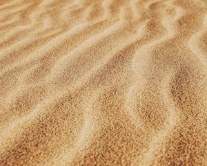 Preview wallpaper sand, waves, texture, wavy