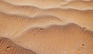 Preview wallpaper sand, waves, traces, texture, desert