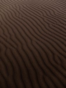 Preview wallpaper sand, waves, wavy, desert, traces, texture