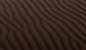 Preview wallpaper sand, waves, wavy, desert, traces, texture