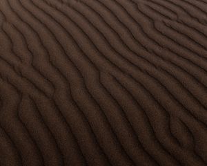 Preview wallpaper sand, waves, wavy, desert, traces, texture