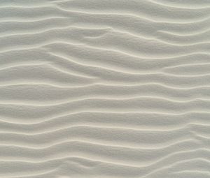 Preview wallpaper sand, waves, wavy, white