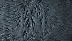 Preview wallpaper sand, wavy, gray