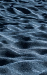 Preview wallpaper sand, wavy, night, texture