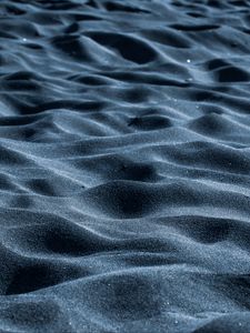 Preview wallpaper sand, wavy, night, texture