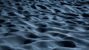 Preview wallpaper sand, wavy, night, texture