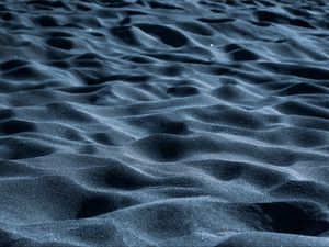 Preview wallpaper sand, wavy, night, texture