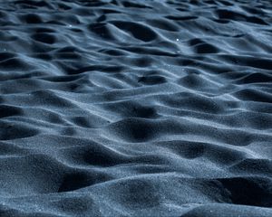 Preview wallpaper sand, wavy, night, texture