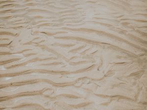 Preview wallpaper sand, wet, water, wavy, texture