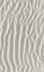 Preview wallpaper sand, white, texture, wavy