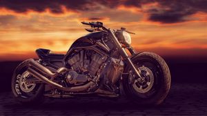Preview wallpaper sandra dombrovsky, bike, motorcycle, style