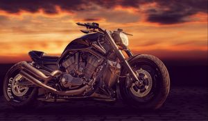 Preview wallpaper sandra dombrovsky, bike, motorcycle, style