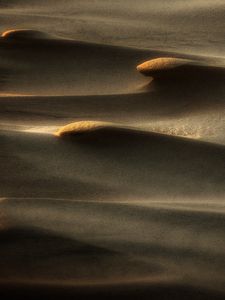 Preview wallpaper sands, desert, dunes, relief, shadows