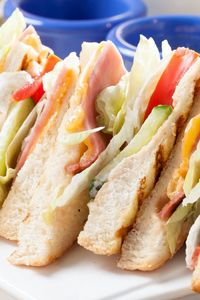 Preview wallpaper sandwich, bread, meat, vegetables