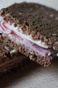 Preview wallpaper sandwich, ham, cheese, appetizing