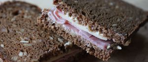 Preview wallpaper sandwich, ham, cheese, appetizing