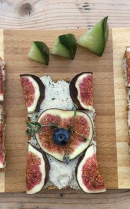 Preview wallpaper sandwiches, figs, blueberries