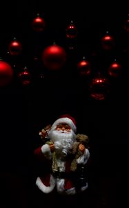 Preview wallpaper santa claus, christmas, new year, toys