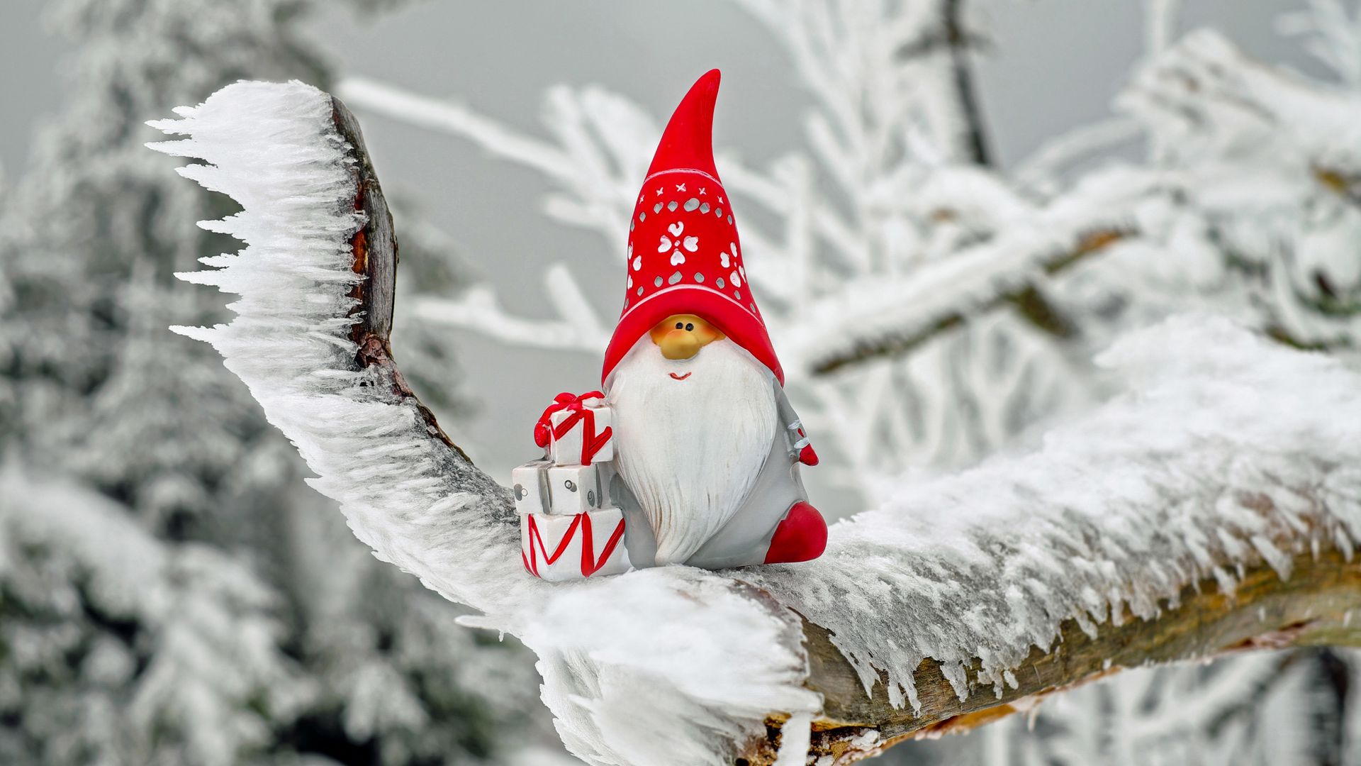 Download wallpaper 1920x1080 santa claus, christmas, snow, frost full