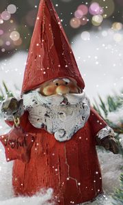 Preview wallpaper santa claus, new year, figurine