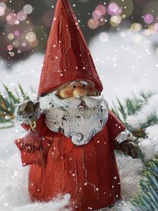 Preview wallpaper santa claus, new year, figurine