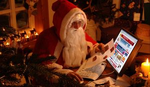 Preview wallpaper santa claus, new year, gifts