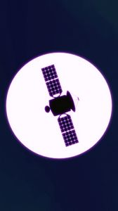 Preview wallpaper satellite, star, bright, space, art