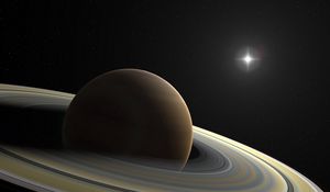 Preview wallpaper saturn, planet, ring, star