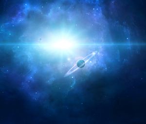 Preview wallpaper saturn, planet, space, galaxy, universe