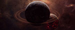 Preview wallpaper saturn, planets, space