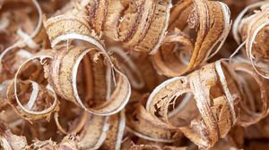 Preview wallpaper sawdust, wood, macro, brown