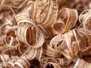 Preview wallpaper sawdust, wood, macro, brown