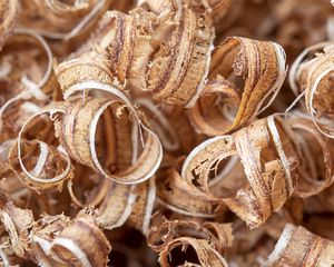 Preview wallpaper sawdust, wood, macro, brown