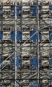 Preview wallpaper scaffolding, construction, building, metal