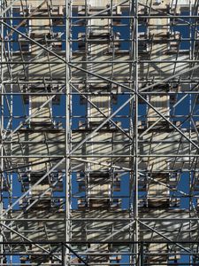 Preview wallpaper scaffolding, construction, building, metal