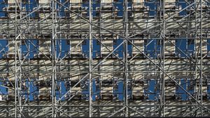 Preview wallpaper scaffolding, construction, building, metal