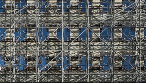 Preview wallpaper scaffolding, construction, building, metal