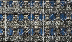 Preview wallpaper scaffolding, construction, building, metal