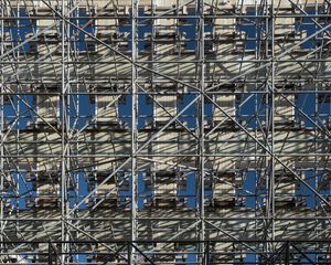 Preview wallpaper scaffolding, construction, building, metal