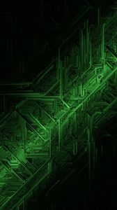 Preview wallpaper scheme, green, shadows, light