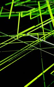 Preview wallpaper scheme, lines, stripes, green, abstraction