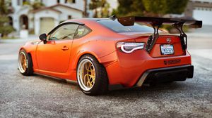 Preview wallpaper scion fr-s, red, side view