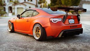 Preview wallpaper scion fr-s, red, side view