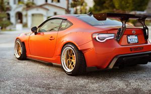 Preview wallpaper scion fr-s, red, side view