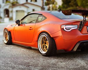 Preview wallpaper scion fr-s, red, side view