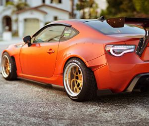 Preview wallpaper scion fr-s, red, side view